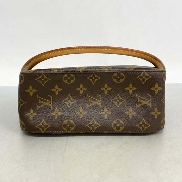 Louis Vuitton Monogram Looping MM Shoulder Bag M51146 Brown Women's